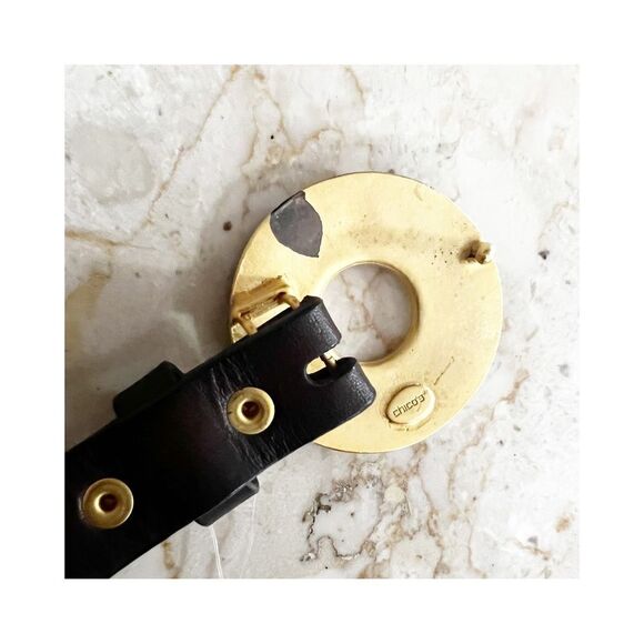 Chico’s Presta Trouser Belt Brown Leather Size Small NWT - Picture 7 of 9